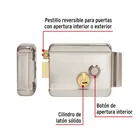 Cerradura electromecánica con botón, izquierda, HERMEX 2