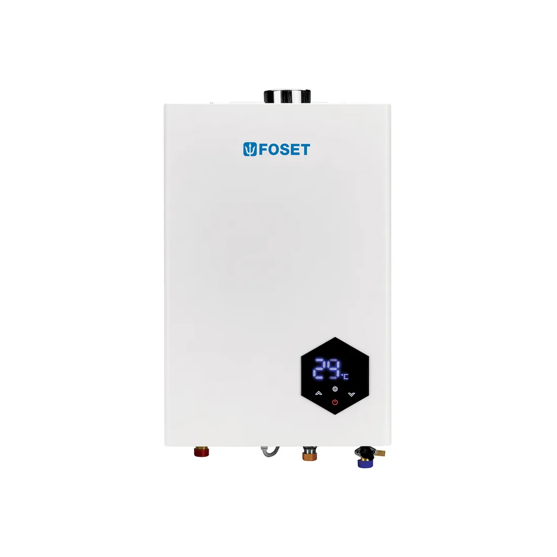 Calentador instantáneo modulante, 24L, 4 serv, gas LP, FOSET