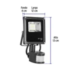 Reflector LED para exteriores 10W 6500K con sensor, VOLTECK 3