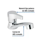 Llave individual lavabo, ABS, palanca, BASIC 2