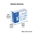 Juego llaves individuales lavabo, ABS, cruceta, BASIC 5
