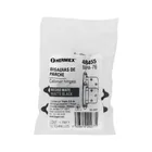 Bolsa 2 bisagras parche de 7 cm, negro mate, HERMEX 5