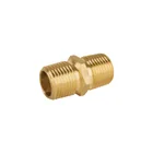 Niple unión NPT de latón, 1/2' con tuerca hexagonal, FOSET 1