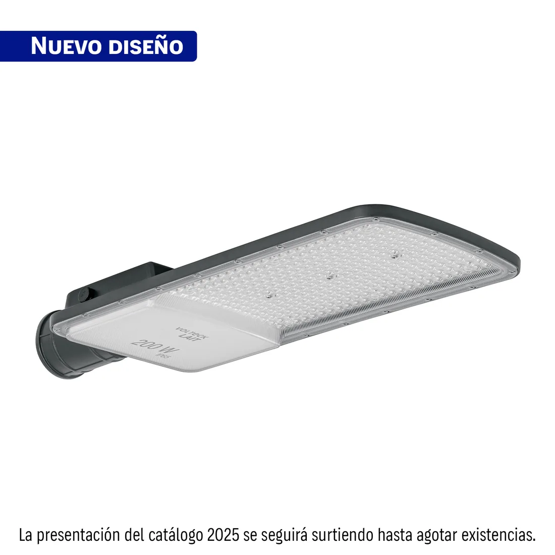 Luminario suburbano LED 200 W 6500 K, plano, VOLTECK