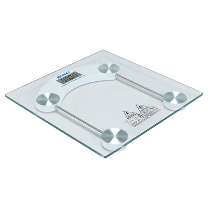 Báscula digital para baño 180 kg, transparente, FOSET BASIC