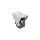Rodaja hule 3', placa fija con balero, carga 60 kg, FIERO 1