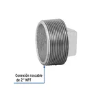 Tapón macho 2' de acero galvanizado, FOSET 2