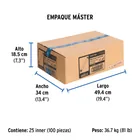 Niple de acero galvanizado 3/4 x 10', FOSET 5