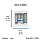 Niple de acero galvanizado 2 x 8', FOSET 4