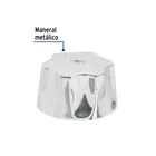 Maneral hexagonal metálico para lavabo y fregadero, BASIC 2