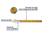Manguera para gas, vinilo, 3/8' flare, 150 cm, FOSET 2