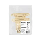 Bolsa 2 bisagras parche de 7 cm, latonado, HERMEX 5