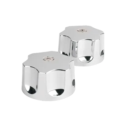 Juego de manerales hex de ABS p/lav-fregadero, cromo, BASIC
