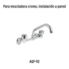 Jgo manerales hex para AQF-92 de pared, fregadero,cromo AQUA 4