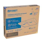 Campana extractora 60 cm, empotrable, negra, FOSET 6
