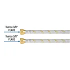 Manguera para gas, acero inox, 3/8' flare, 60 cm, FOSET 3