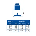Regadera cromo 4' plato redondo, sin brazo, FOSET ELEMENT 3